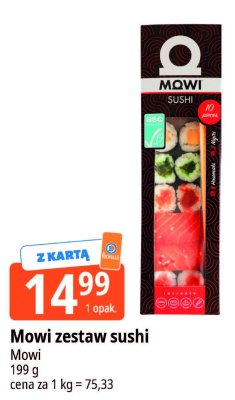 Mowi zestaw sushi promocja w Leclerc