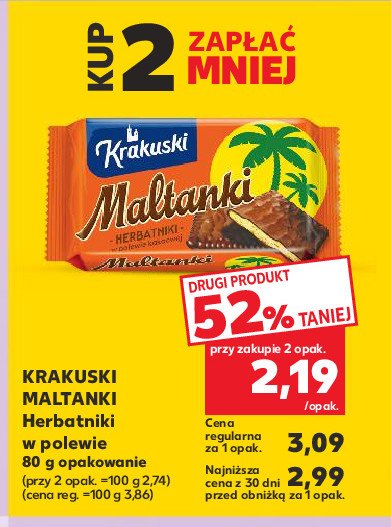 Herbatniki Krakuski maltanki Krakuski bahlsen promocja w Kaufland