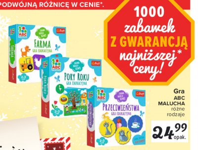 Gra edukacyjna mały odkrywca pory roku Trefl promocja