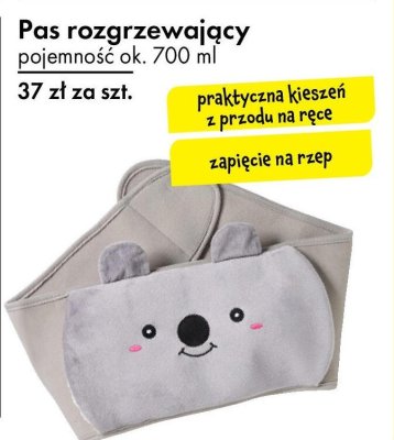 Pas rozgrzewający pojemność ok. 700 ml promocja w Tedi