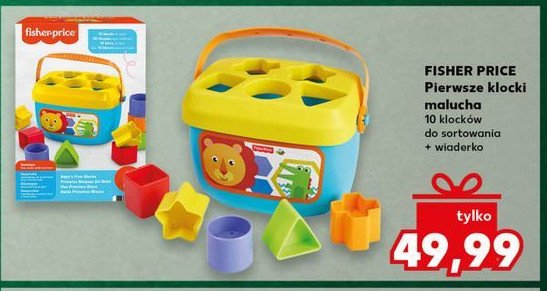 Pierwsze klocki malucha Fisher-price promocja