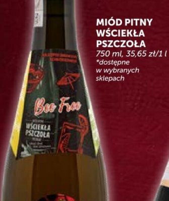 Miód pitny Wściekła Pszczola promocja w Groszek