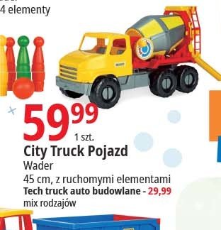 Auto budowlane tech truck Wader promocja