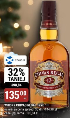 Whisky Chivas Regal 12yo 1l promocja w bi1