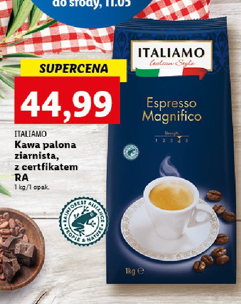 Kawa 100% arabica Italiamo promocja