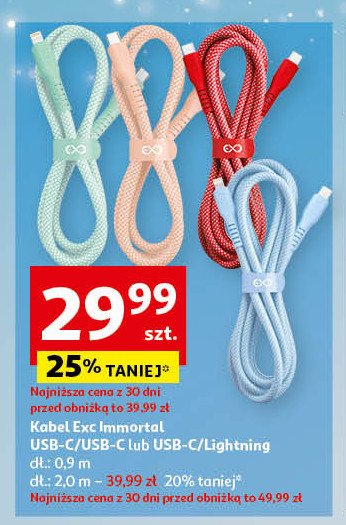 Kabel immortal 90 cm Exc promocja