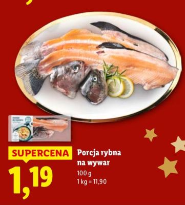 Porcja rybna na wywar 100 g promocja w Lidl