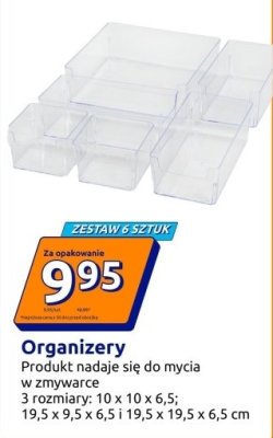 Organizery zestaw 6 sztuk  promocja w Action