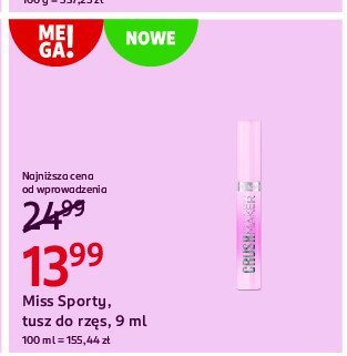 Tusz do rz臋s Miss sporty crush maker promocja