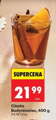 Ciasto Budyniowiec 400g promocja w Biedronka