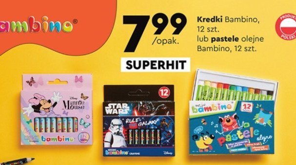 Kredki myszka minnie Moje bambino promocja