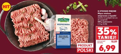 Mięso mielone wieprzowe z łopatki promocja w Kaufland