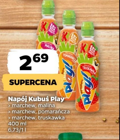 Napój marchew-jabłko-malina-limetka Kubuś promocja