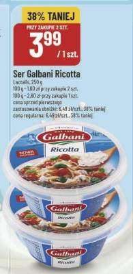 Ser Galbani Ricotta Lactalis promocja w POLOmarket
