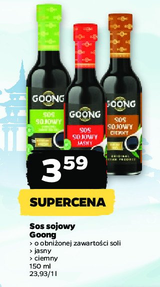 Sos sojowy ciemny Goong promocja