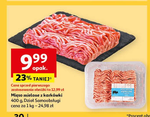 Mięso mielone z karkówki promocja