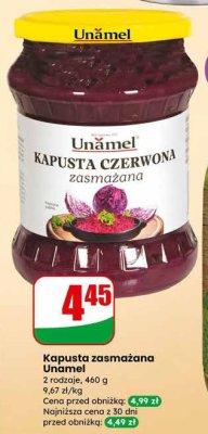 Kapusta czerwona zasmażana  promocja w Dino