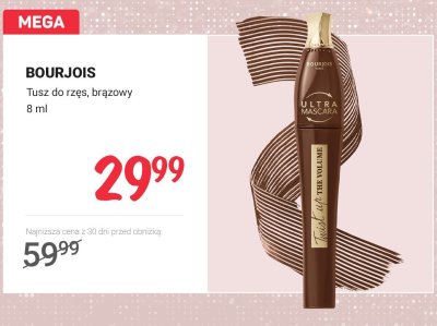 Tusz do rzęs, brązowy promocja w Rossmann