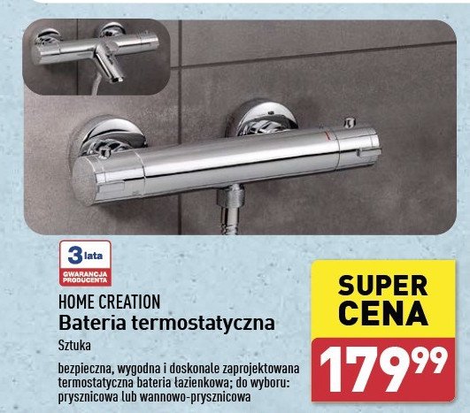 Bateria termostatyczna nawannowa Home creation promocja