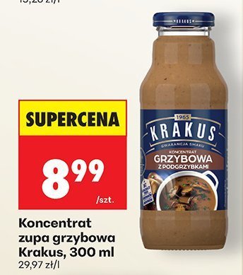Koncentrat zupa grzybowa Krakus, 300 ml promocja w Biedronka