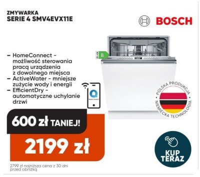 Zmywarka Serie 4 SMV4EVX11E promocja w Max Elektro