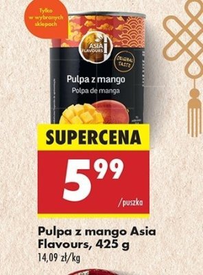 Pulpa z mango Asia flavours promocja