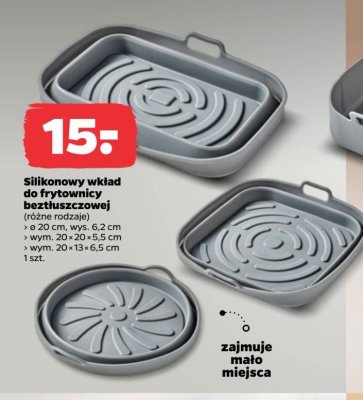 Wk艂ad do frytkownicy silikonowy 20 x 13 x 6.5 cm promocja