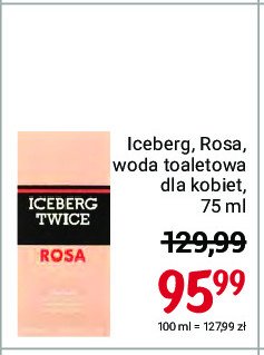 Woda toaletowa Iceberg twice rosa promocja