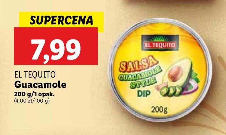 Guacamole El tequito promocja