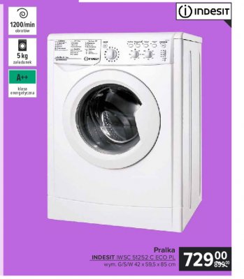 Pralka iwsc 51252 c eco pl Indesit promocja