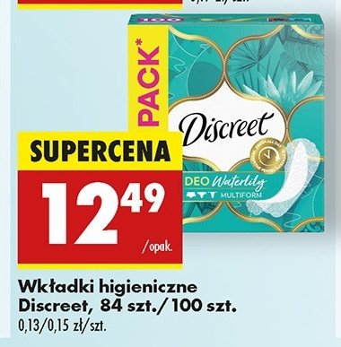 Wk艂adki waterlily plus Discreet plus promocja
