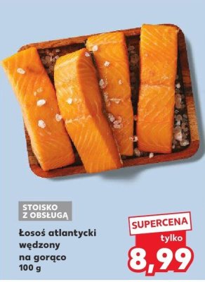 Łosoś atlantycki wędzony na gorąco promocja w Kaufland
