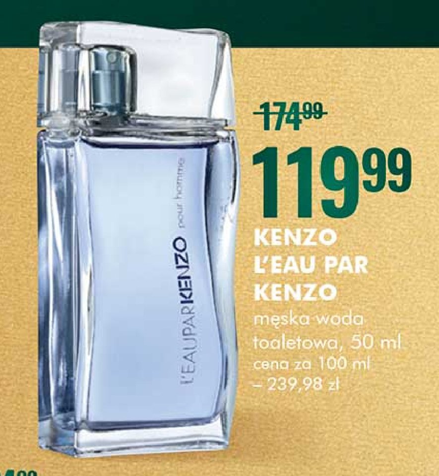 Woda toaletowa Kenzo l'eau par men promocja
