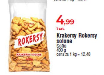 Krakersy rokersy Sofio promocja