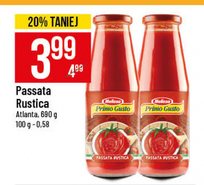 Passata pomidorowa Melissa primo gusto tomatera promocja