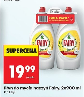 Płyn do mycia naczyń 2x900 ml promocja w Biedronka