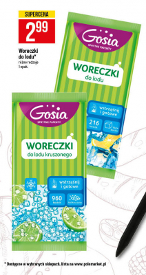 Woreczki do lodu kruszonego 960 kostek Gosia promocja