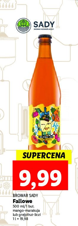 Piwo mango-marakuja Browar sady fallowe promocje