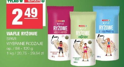 Wafle ryżowe SPAR promocja w SPAR