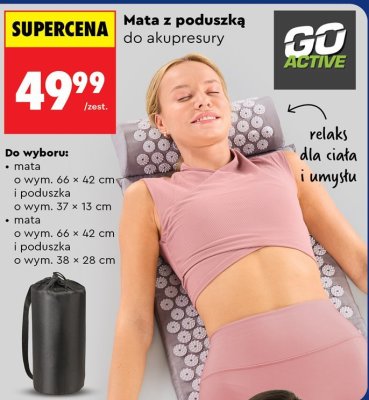 Mata z poduszką do akupresury promocja w Biedronka