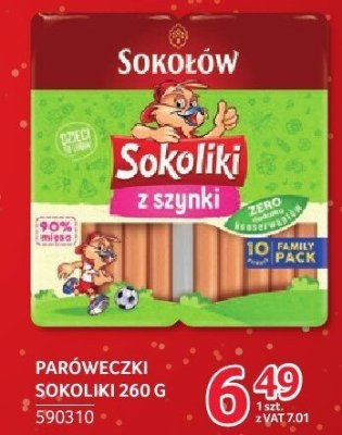 Paróweczki Sokoliki 260 g promocja w Selgros
