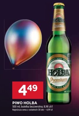Piwo Holba Premium butelka bezpieczna promocja w Stokrotka