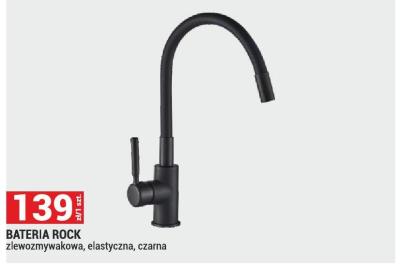 Bateria ROCK zlewozmywakowa, elastyczna, czarna promocja w Merkury Market