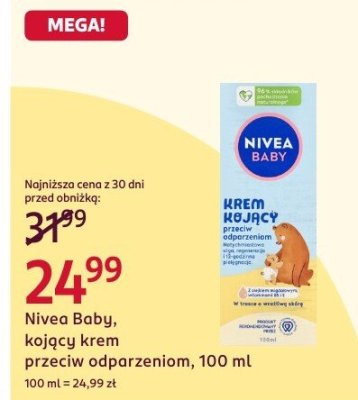 Kojący krem przeciw odparzeniom, 100 ml promocja w Rossmann
