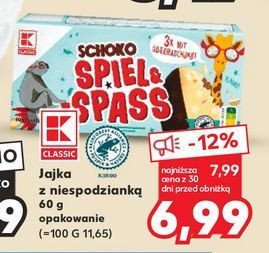 Jajka z niespodziank膮 K-classic promocja