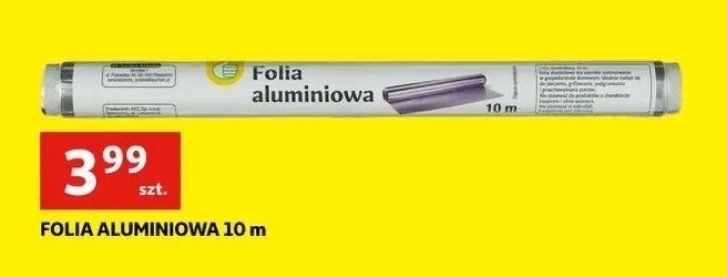Folia aluminiowa 10 m Podniesiony kciuk promocja