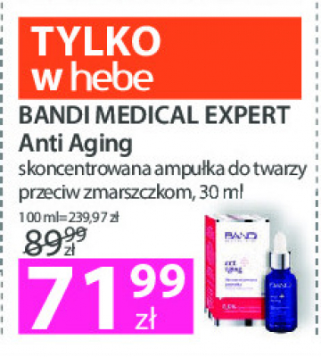 Ampu艂ka przeciw zmarszczkom z retinolem Bandi medical expert anti aging promocja