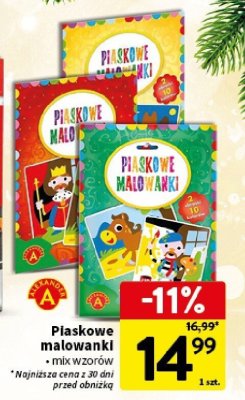 Piaskowe malowanki promocja w Intermarche