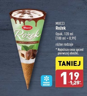 Rożek orzechowy Mucci promocja