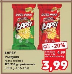 Prażynki paprykowe Łapsy promocja